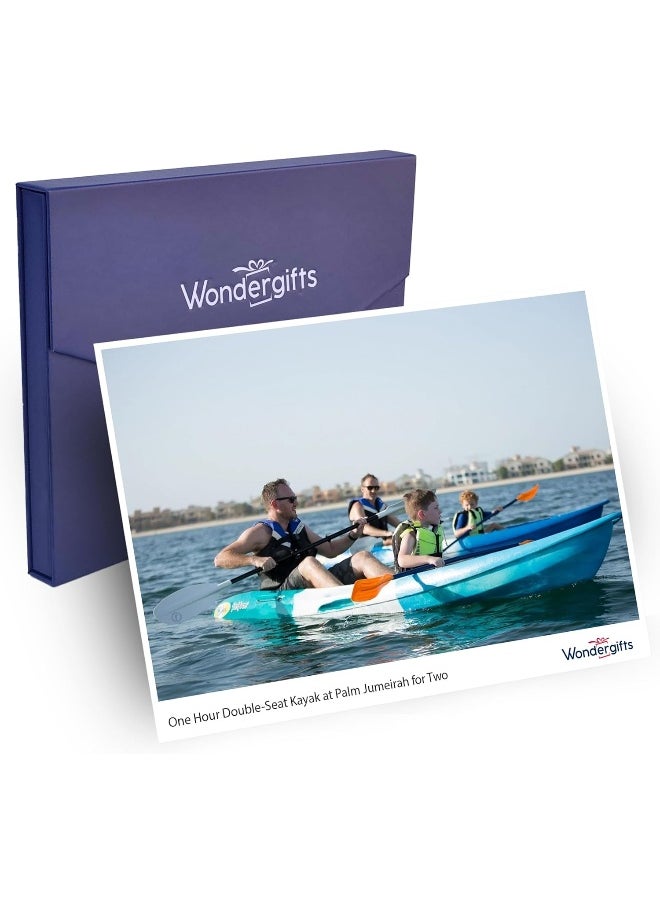 Wondergifts One Hour Double-Seat Kayak at Palm Jumeirah for Two with Free Spa Gift Box - pzsku/Z5FEEDF6CFEF3353C6403Z/45/_/1738653632/5cc20a55-c5ec-4bbd-8286-e38faf94354c