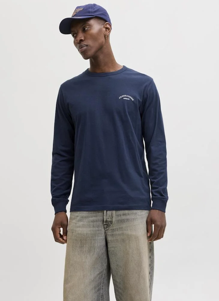 JACK & JONES Logo Crew neck Regular fit T-shirt