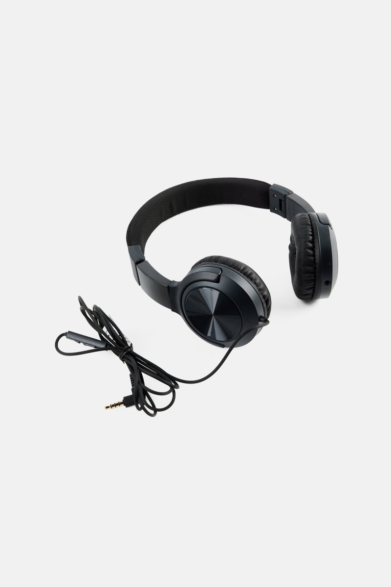 SILVER CREST Headphones On-Ear With Microphone Remote Function Good, Black - Image 1