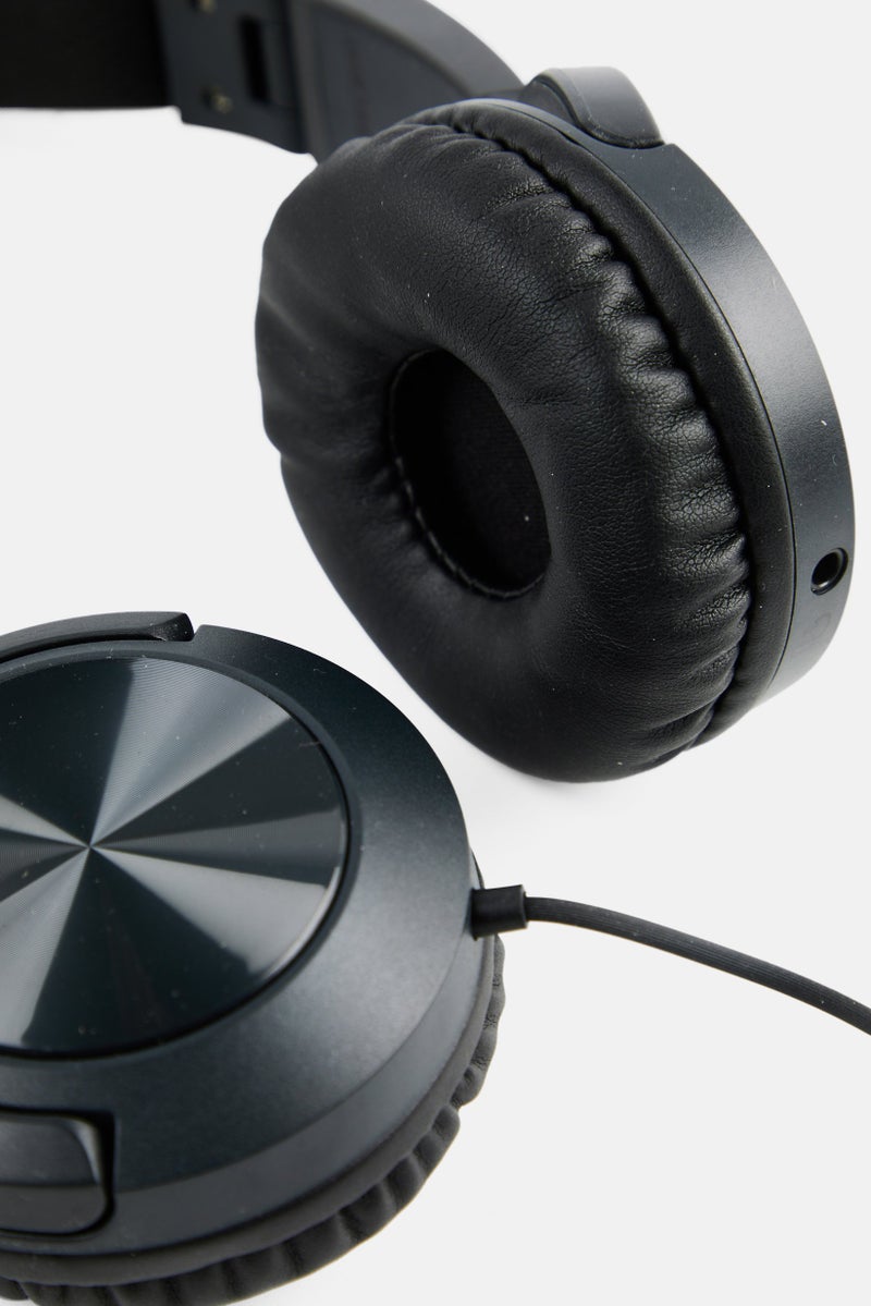 SILVER CREST Headphones On-Ear With Microphone Remote Function Good, Black - Image 4