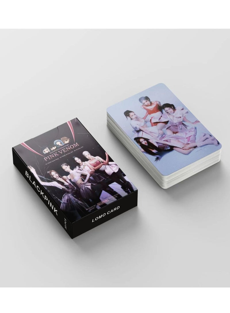 SKYLO 55-Piece Blackpink Pink Venom Lomo Cards - Image 5