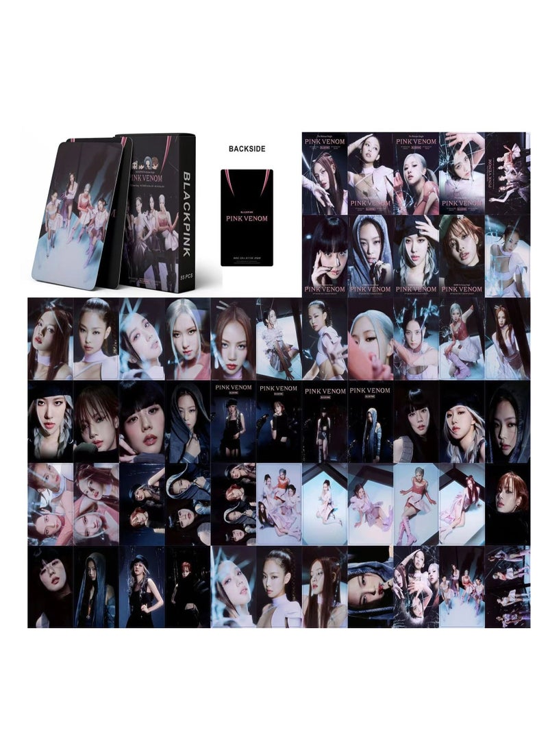 SKYLO 55-Piece Blackpink Pink Venom Lomo Cards - Image 2