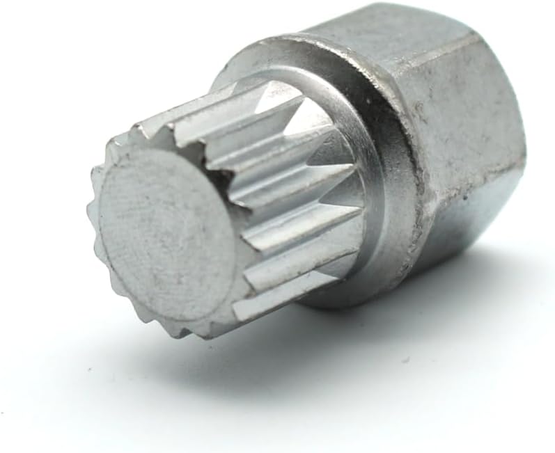 TEMO Abc5/16Pt Wheel Lock Lugnut Anti-Theft Lug Nut Screw Removal Key Socket S3057 for Vw Audi - Image 1