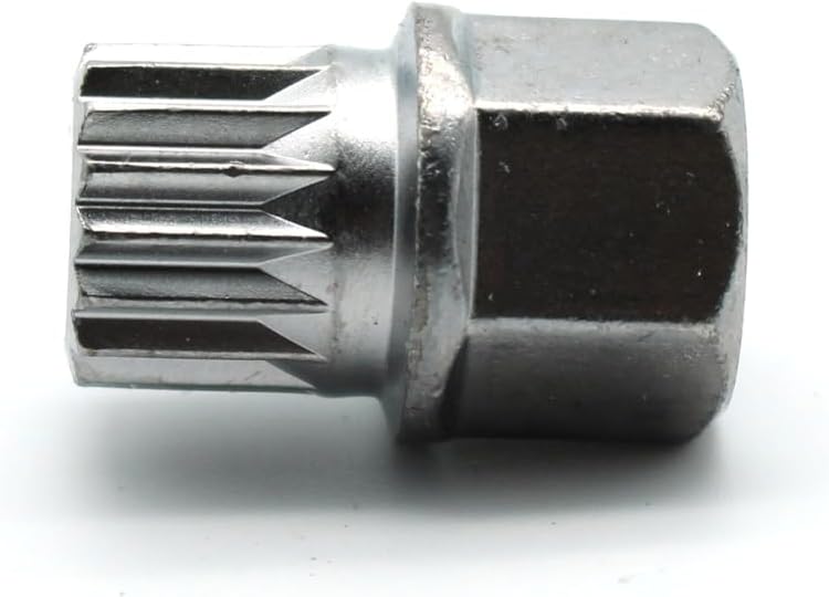 TEMO Abc5/16Pt Wheel Lock Lugnut Anti-Theft Lug Nut Screw Removal Key Socket S3057 for Vw Audi - Image 2
