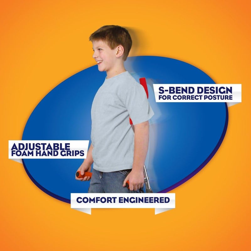 Geospace Original Walkaroo JR. Aluminum Lightweight Stilts with Ergonomic Design for Kids Outdoor/Indoor Active Play and Exercise (110 Lbs Max Weight) - Image 2