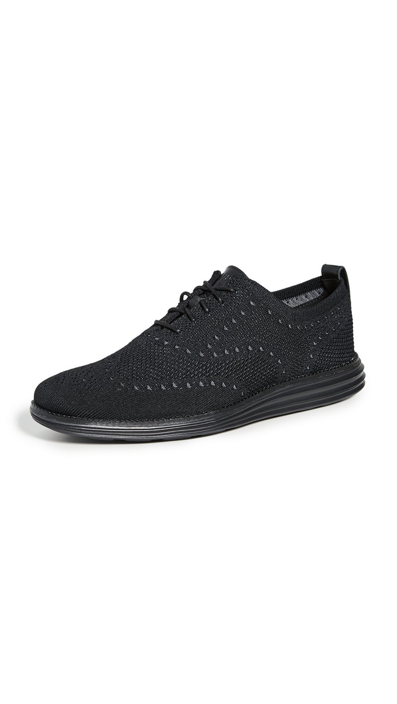 COLE HAAN حذاء كول هان للرجال أوريجينال غراند نيت وينغ تيب II أسود 105 M US