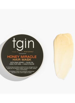 Tgin Hair Mask with Honey Miracle Conditioner with Raw Honey and Olive Oil by Teigen for Normal, Dry and Frizzy Hair, 12 oz, from Thank Good It's Natural 340 ml  - Image 3