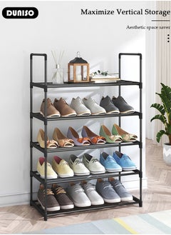 DUNISO Assembly Shoe Shelf, 5-Tier Home Metal Shoe Rack, Easy to assemble Shoe Rack Cabinet, Lightweight and Large capacity Shoe Cabinet Storage for Home Entryway Vestibule  - Image 2