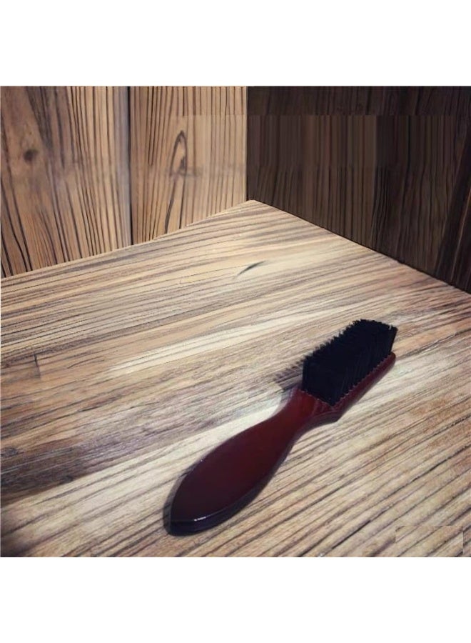 فرشاة لحية خشبية للرجال بشعيرات طبيعية – فرشاة تصفيف وفرد اللحية وتوزيع زيت وبلسم اللحية – أداة عناية باللحية لتحفيز نمو الشعر وإزالة التشابك - Image 5