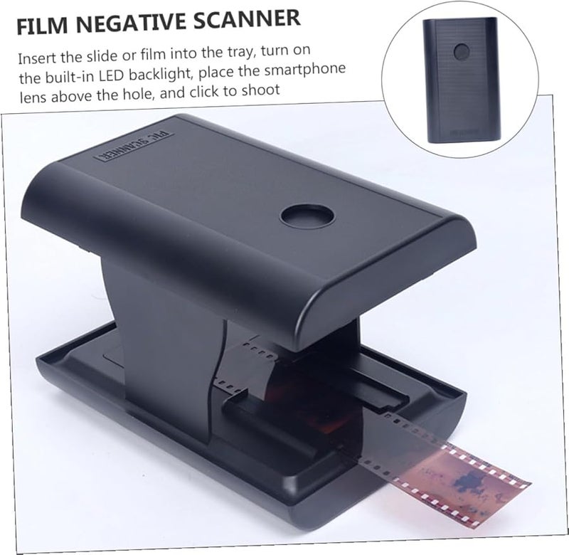 ماسح شرائح أفلام 35 ملم المحمول والجوال مع تطبيق لالتقاط صور نيغاتيف ملونة وتدويرها وتحريرها هدية عائلية - Image 3