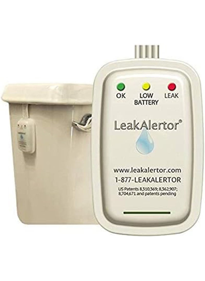 LeakAlertor - Toilet Leak Detector Installs in Seconds No Tools Required Detects Leaks Running Toilets and Other Problems that Cause High Water Bills Visual and Audible Alerts - Image 1
