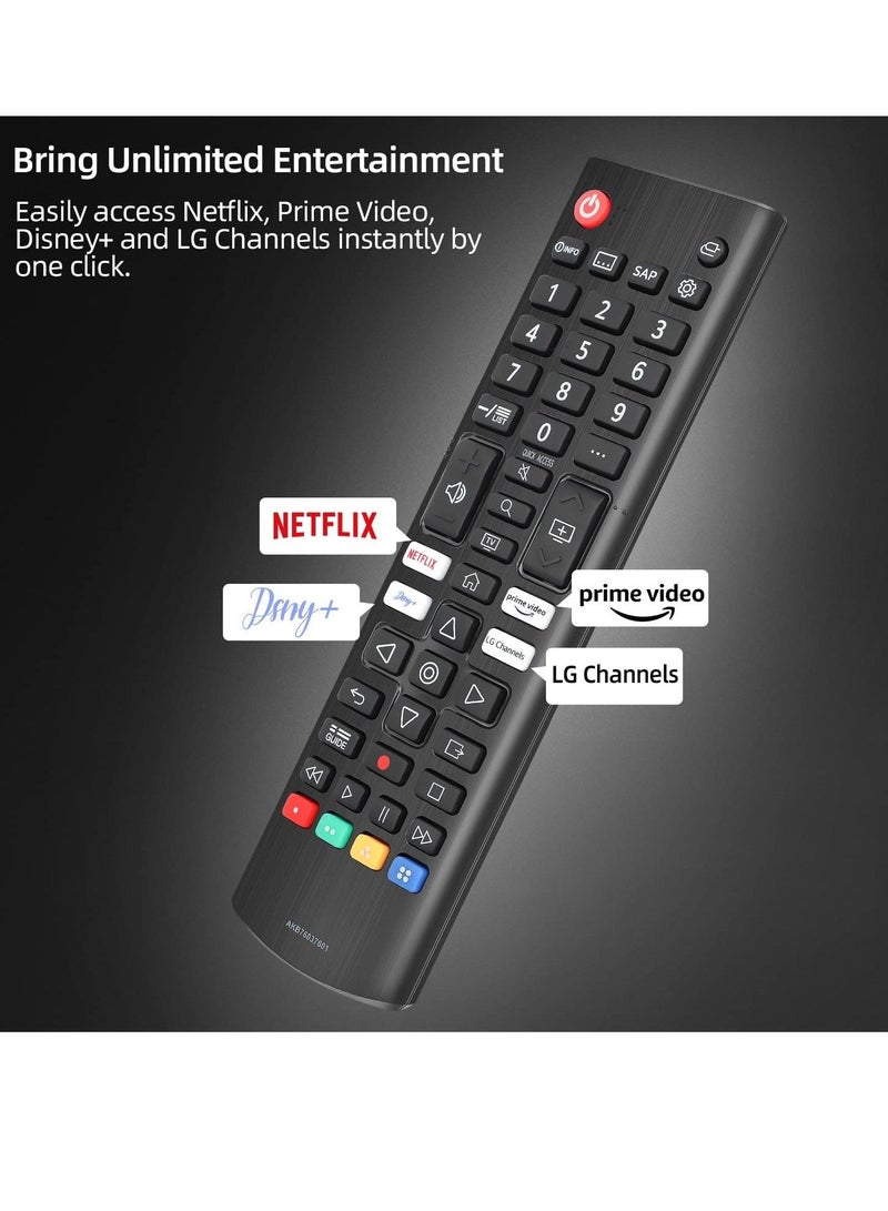 Raxoom Universal Remote Control Replacement for LG-TV-Remote All LG LED OLED LCD Webos 4K 8K UHD HDTV HDR Smart TV with Prime Video - Image 3