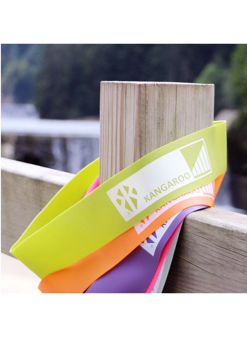 KANGAROO Set Of 5 Crossfit Latex Resistance Bands - Image 5