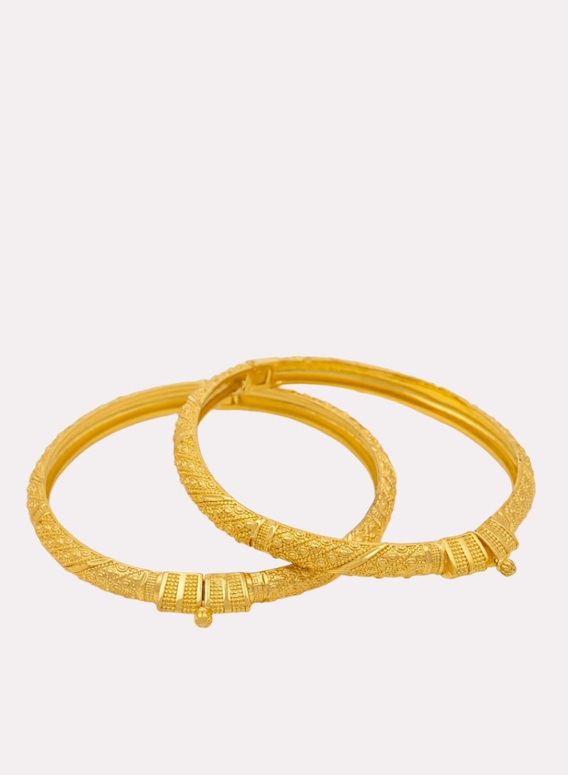 فاشون سوار مطبوع عليه نقاط متوازية، سوار أنيق من النحاس الصديق للبيئة للنساء - Image 3