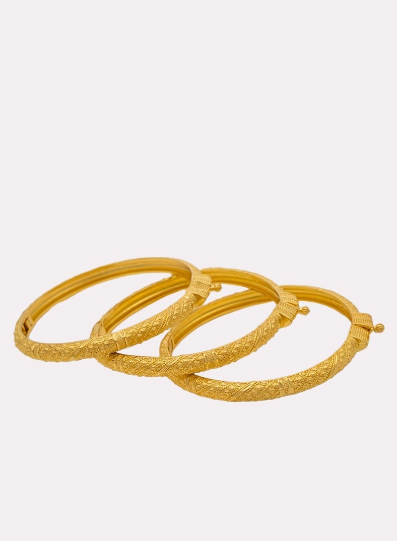 فاشون سوار مطبوع عليه نقاط متوازية، سوار أنيق من النحاس الصديق للبيئة للنساء - Image 4