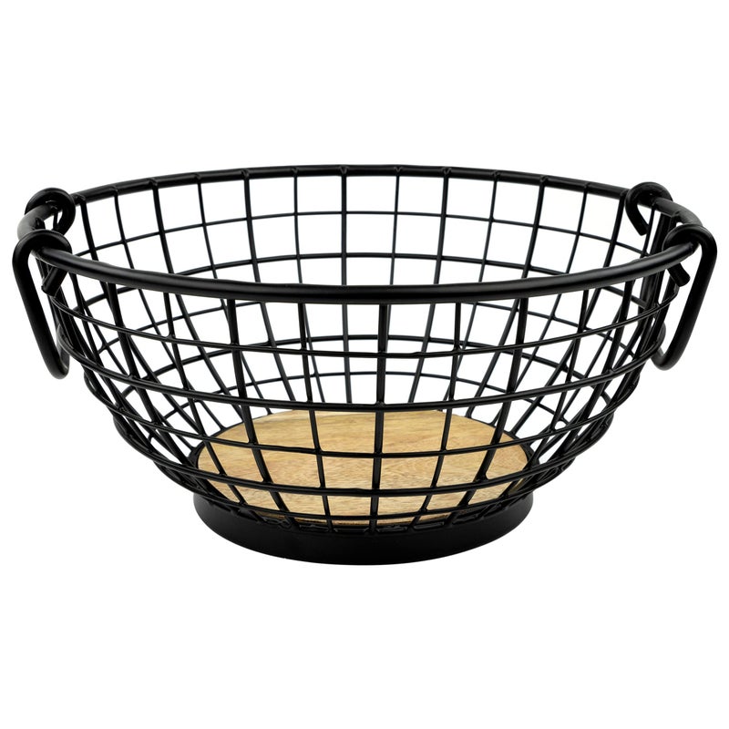 Spectrum Spectrum Madison Fruit Bowl for Storage and Display of Fruit Vegetables Produce on Kitchen Counter Dining Room Table 