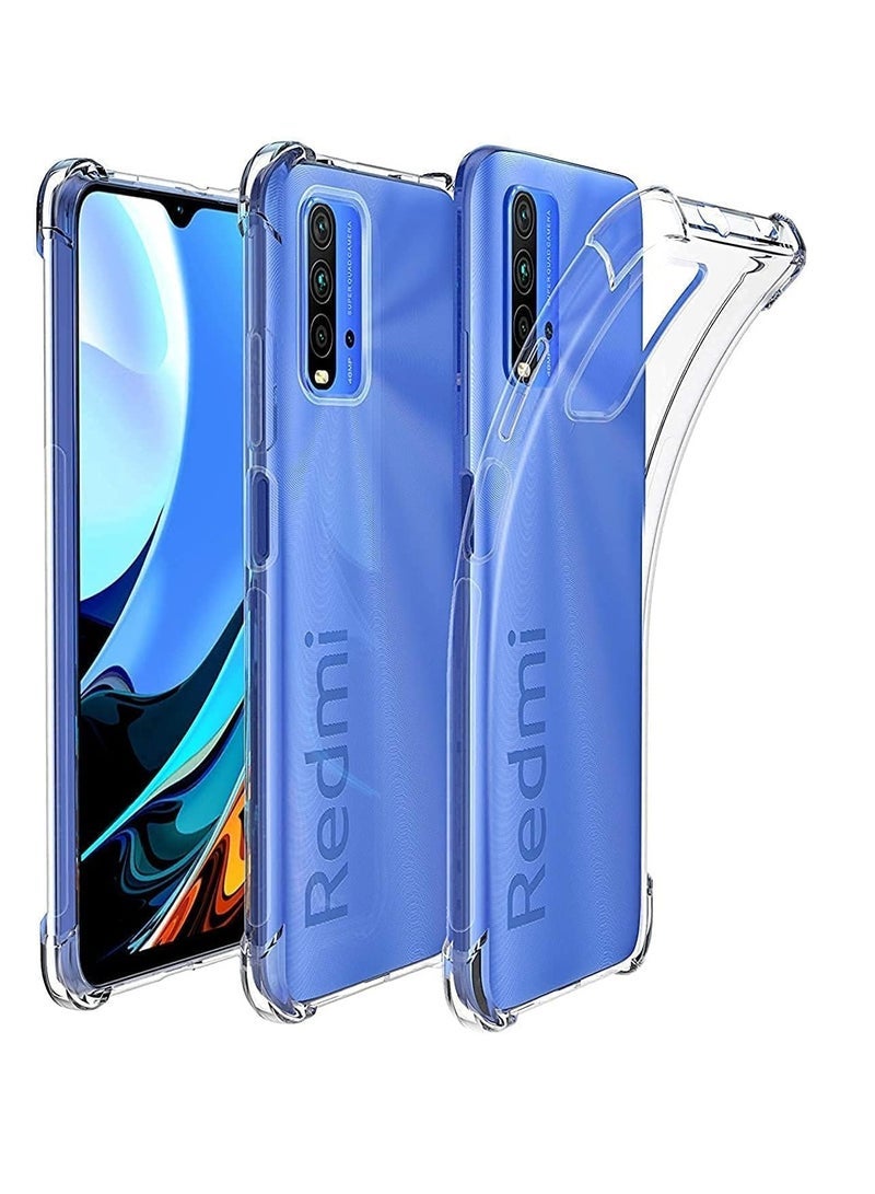 ten.tech King Kong Anti-Burst Hard Back Cover for Xiaomi Redmi 9T - Clear - Image 1