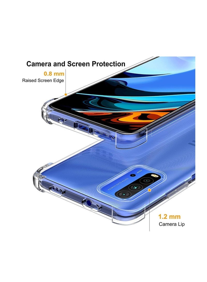 ten.tech King Kong Anti-Burst Hard Back Cover for Xiaomi Redmi 9T - Clear - Image 2