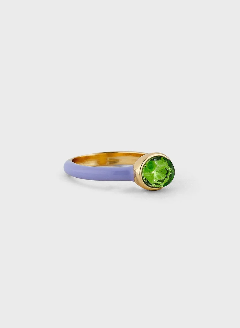 Ginger Enamel Ring