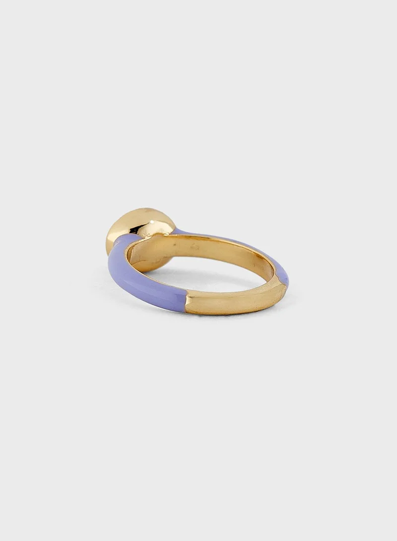 Ginger Enamel Ring