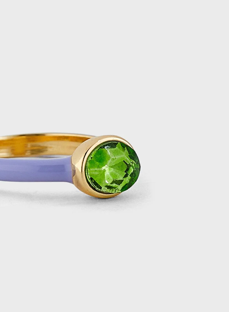 Ginger Enamel Ring