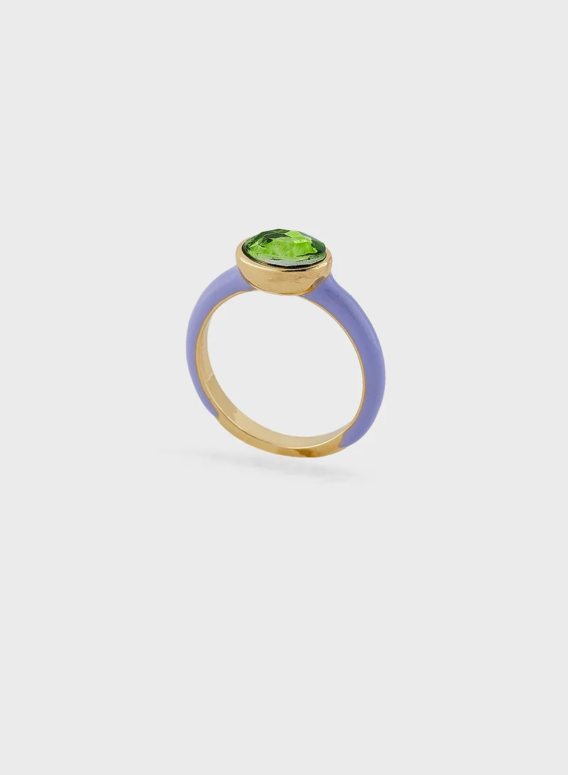Ginger Enamel Ring
