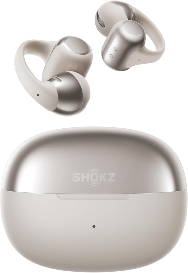 شوكز سماعات SHOKZ OpenDots ONE للأذن المفتوحة مع صوت دولبي، بلوتوث 5.4، 40 ساعة من وقت التشغيل، مقاومة للماء IP54 - رمادي - Image 1