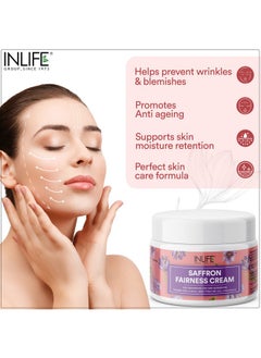 Inlife Saffron Fairness Cream 100G (2 Pack)  - Image 4