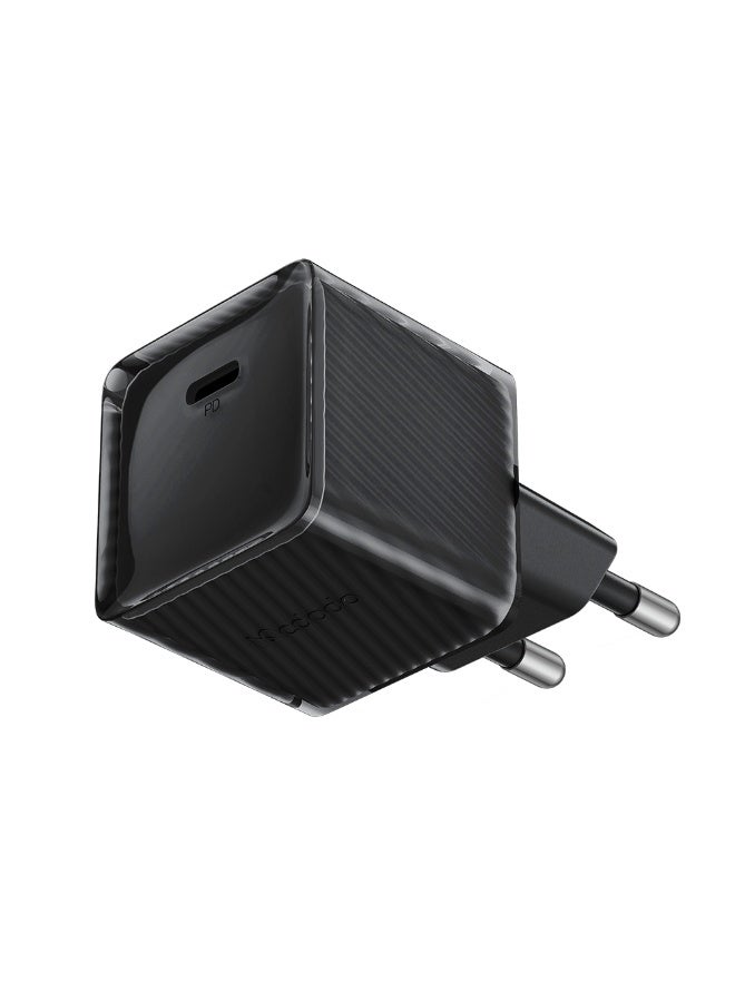 مكدودو شاحن سريع ماكدودو 20 واط – محول طاقة USB-C مدمج بتصميم ألياف كربونية أنيق | شحن سريع PD لهواتف آيفون وسامسونج وجميع أجهزة Type-C - Image 1