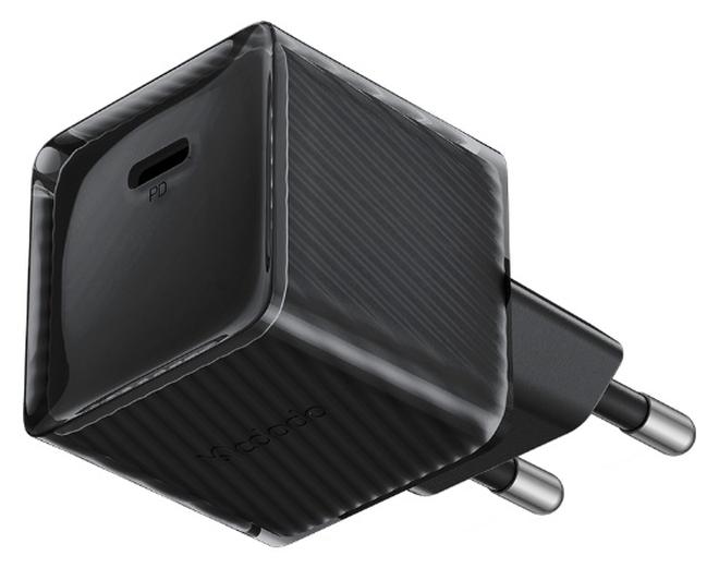 Mcdodo 20W Fast Charger – Compact USB-C Power Adapter with Sleek Carbon Fiber Design | PD Fast Charging for iPhone, Samsung, and Type-C Devices - Image 1