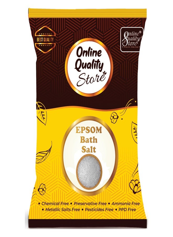 Online Quality Store Epsom Salt - 250g (Magnesium Sulphate) for Relaxation Muscle Relief, Relives Aches & Pain,Bath,Plants, multipurpose use - Image 1