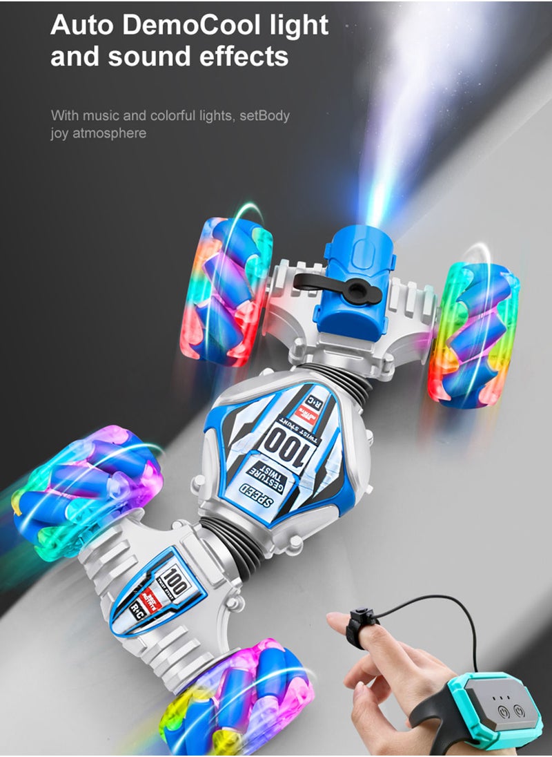 RC Stunt Car Remote Control Cars RC Watch Gesture Sensor Electric Toy Car  - Image 2