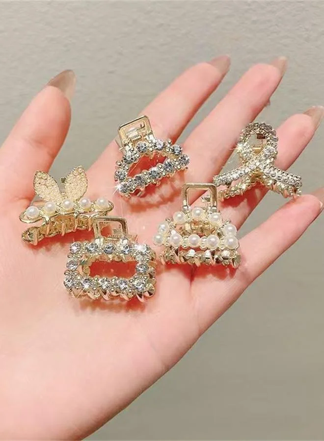 Take Two Set of 5 - Embellished Claw Clip