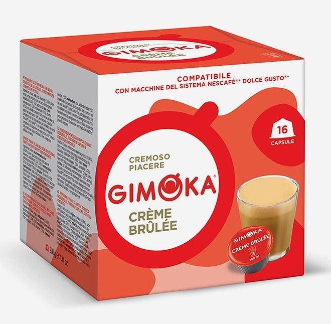 GIMOKA Dolce Gusto Creme Brulee 16 Coffee Capsules 208g - Image 2