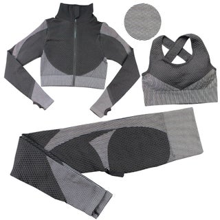 Striped Seamless Yoga Suit Long Pants Bra Set black and white - pzsku/Z5FF046B3C921074058E5Z/45/1746195749/d3df97b2-c378-4296-99b5-9ea2d3dc6a2b