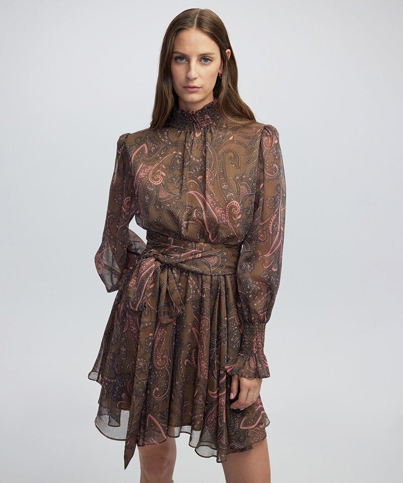 Ipekyol Printed High Neck Dress - Image 1