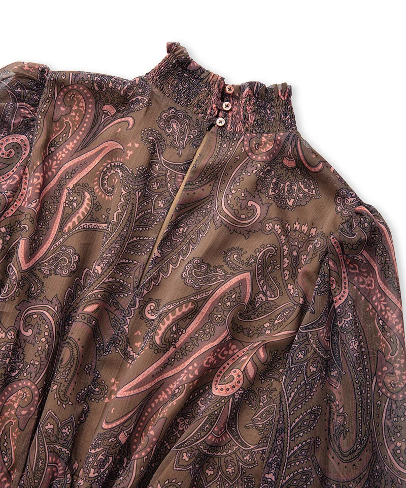Ipekyol  Printed High Neck Dress for Women | Best Price UAE