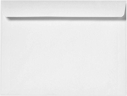 LUXPaper 9 x 12 Booklet Envelopes | Bright White | 28lb. Text | 50 Qty - Image 1