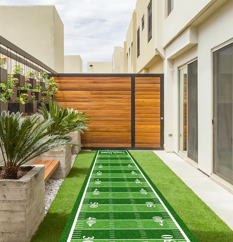 MUNILAIL 10 ft Football Field Floor Runner Football Party Decorations Long Football Runner Rugs for Game Day Birthday Party Supplies Football Table Runners - Image 5