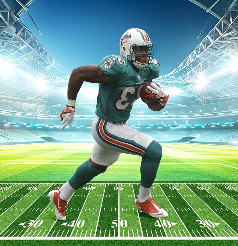 MUNILAIL 10 ft Football Field Floor Runner Football Party Decorations Long Football Runner Rugs for Game Day Birthday Party Supplies Football Table Runners - Image 3