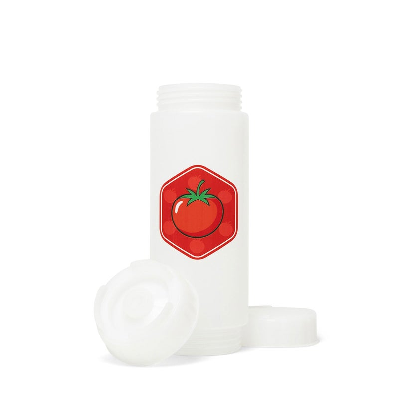 Brenium 6-Pack No-Drip FIFO Squeeze Bottles â€“ 18oz BPA-Free Refillable Condiment Dispensers with White Twist Caps for Ketchup, Mayo, BBQ, Pesto, Garlic & Hot Sauce â€“ Mess-Free, Dishwasher Safe - Image 5