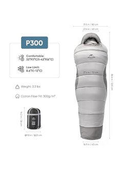 Arabest Sleeping Bag for Big & Tall Adults, Cold-Weather Mummy-Style, Waterproof, 0-34℉/8-43℉, Camping Essentials, No-Snag Zipper, Adjustable Hood for Warmth and Ventilation  - Image 4