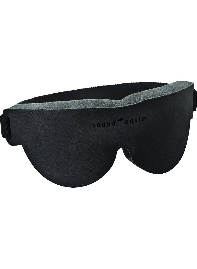 Sound Oasis GTS-1000 Glo to Sleep Eye Mask, Night-time Adult Sleep Aid for Men and Women, Tranquil Deep REM Sleep, Relaxation Zen Therapy, Contoured Hypoallergenic Material - Image 1