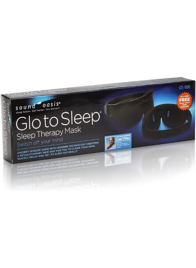 Sound Oasis GTS-1000 Glo to Sleep Eye Mask, Night-time Adult Sleep Aid for Men and Women, Tranquil Deep REM Sleep, Relaxation Zen Therapy, Contoured Hypoallergenic Material - Image 5