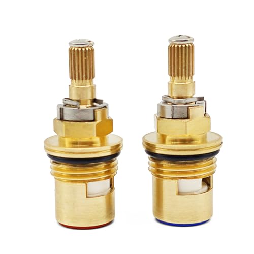 Meyffon 2 Pack Ceramic Valve Cartridge Compatible with Kohler KGP77005RP KGP77006RP Hot and Cold Faucet Cartridge - Image 1