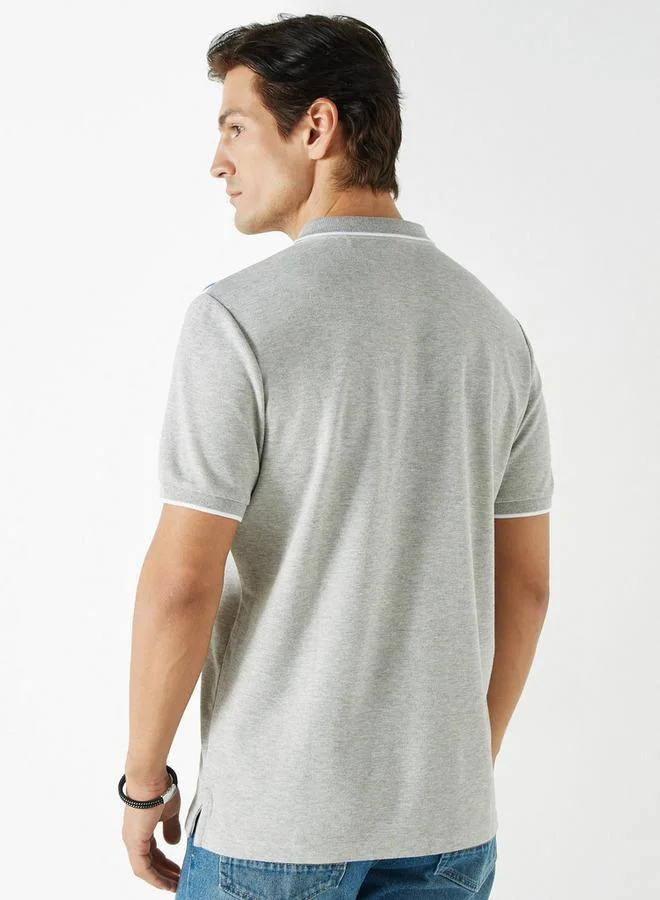 Splash FAV Polo T-shirt with Button Closure and Short Sleeves