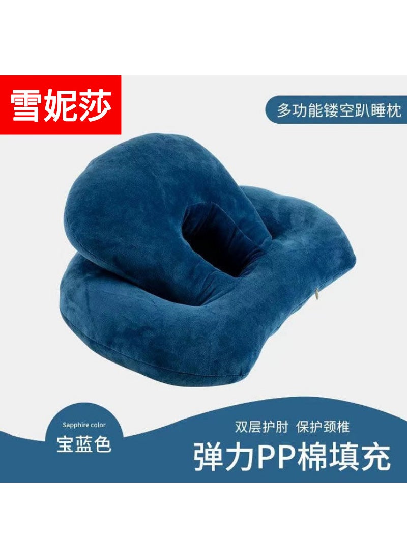 Generic - Trendy Student Nap Pillow for Office Desk Rest Royal Blue - Image 1
