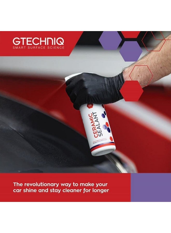 Gtechniq C2V3 Ceramic Sealant for Cars, Protect Car Paintwork, Trim, Tyres and Windows, High Shine, Easy to Apply - 500ml (Sufficient for 2-3 Large Cars) - Image 4