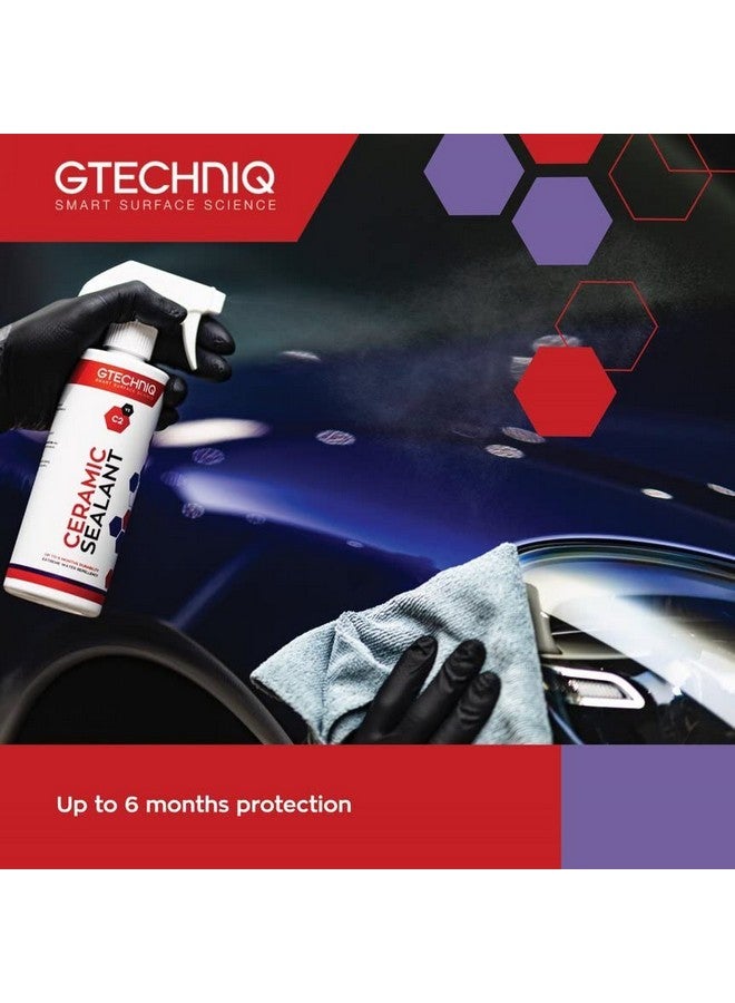 Gtechniq C2V3 Ceramic Sealant for Cars, Protect Car Paintwork, Trim, Tyres and Windows, High Shine, Easy to Apply - 500ml (Sufficient for 2-3 Large Cars) - Image 3