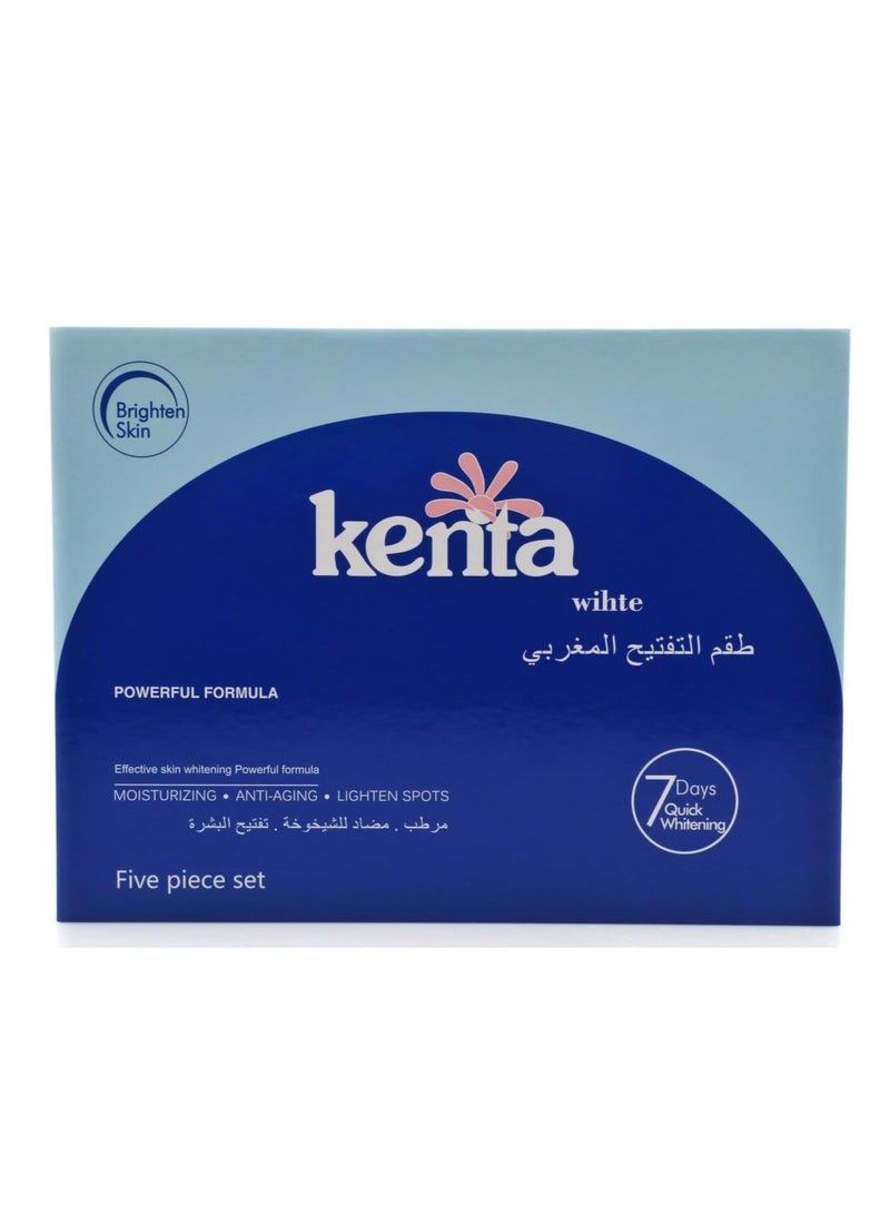 kenta 5 Pcs Effective Skin Whitening Powerful Formula Set KW0114 - Image 2
